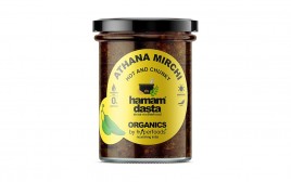 Hamam Dasta Athana Mirchi Hot And Chunky  Glass Jar  300 grams